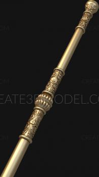 نموذج ثلاثي الأبعاد لآلة CNC الركائز 